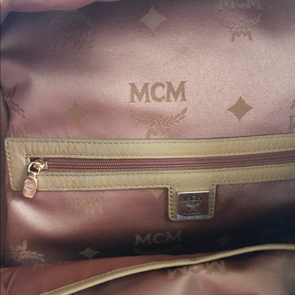 MCM XL Backpack with studs all around. - Picture 6 of 6